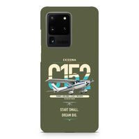 Thumbnail for Cessna 152 design on samsung case - green army