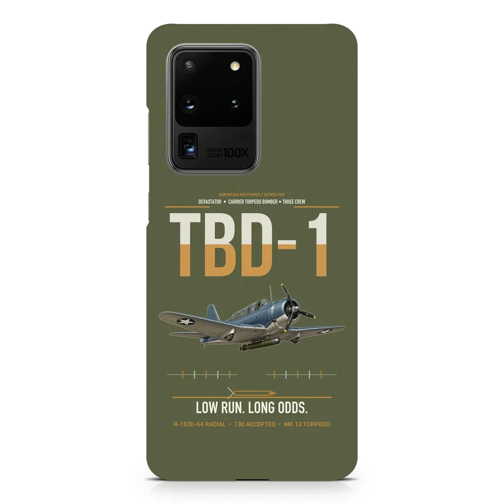 TBD-1 Devastator design on samsung case - green army