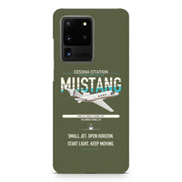 Thumbnail for Cessna Citation Mustang design on samsung case - green army