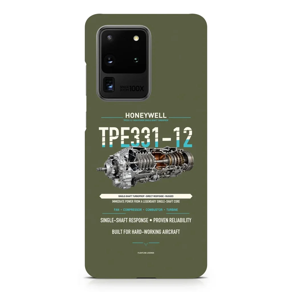 TPE331-12 design on samsung case - green army