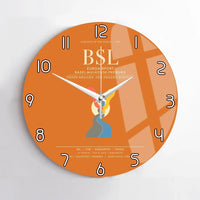 Thumbnail for EuroAirport Basel-Mulhouse-Freiburg BSL Wall-Clock No-Frame - Orange