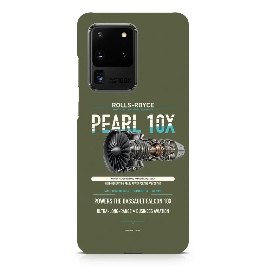 PEARL 10X design on samsung case - green army