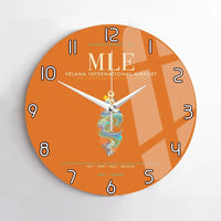 Thumbnail for Velana International Airport Male MLE - Atoll Dhoni Current Wall-Clock No-Frame - Orange