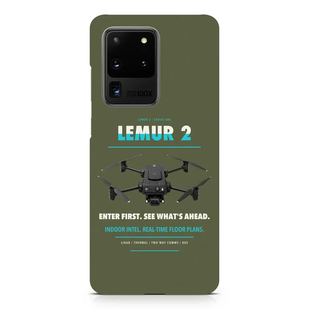 BRINC LEMUR 2 design on samsung case - green army