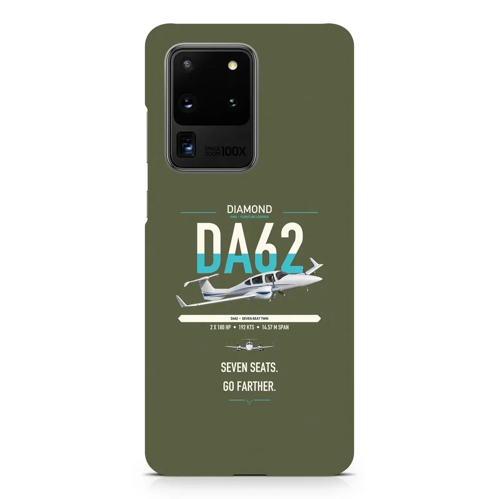 Diamond DA62 design on samsung case - green army