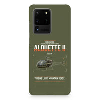 Thumbnail for Sud Aviation SE 3130 Alouette II design on samsung case - green army