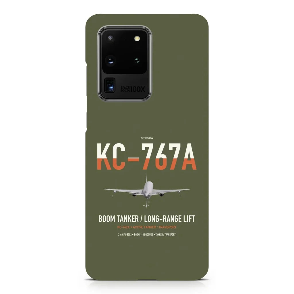 Boeing KC-767A design on samsung case - green army