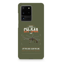 Thumbnail for Sikorsky CH-54A Tarhe design on samsung case - green army