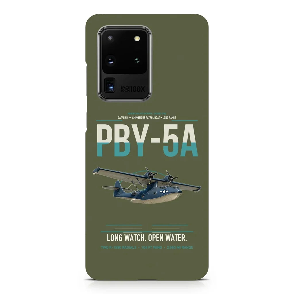 PBY-5A Catalina design on samsung case - green army