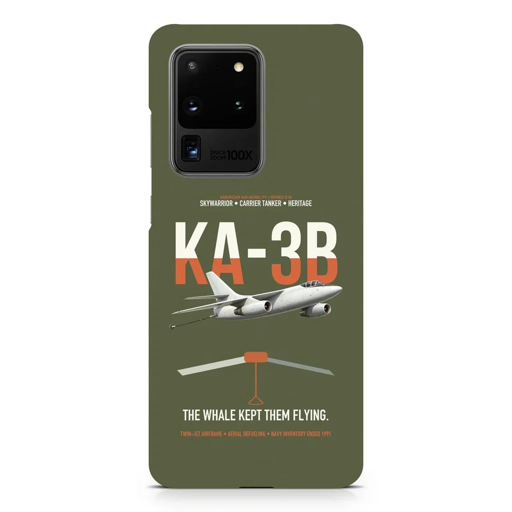 KA-3B Skywarrior design on samsung case - green army