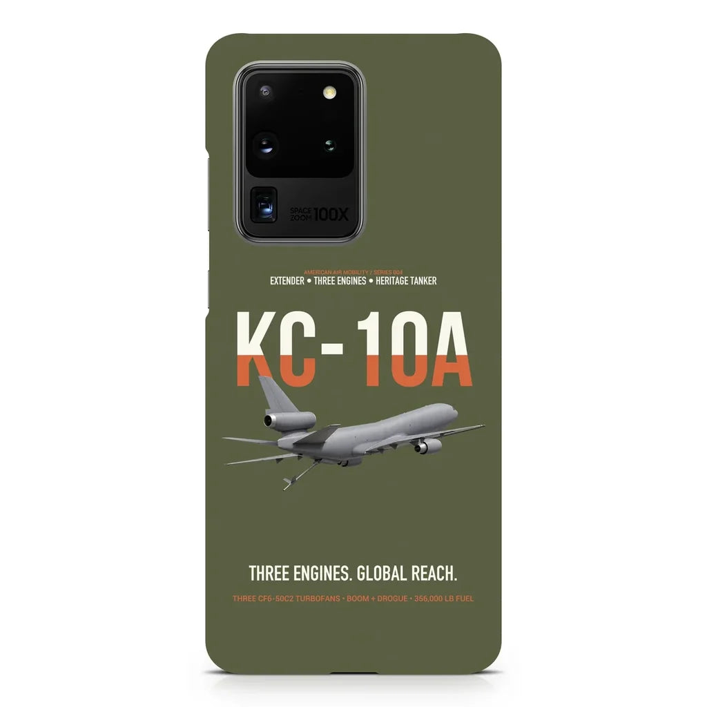 KC-10A EXTENDER design on samsung case - green army