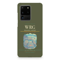 Thumbnail for Wrangell Airport WRG design on samsung case - green army