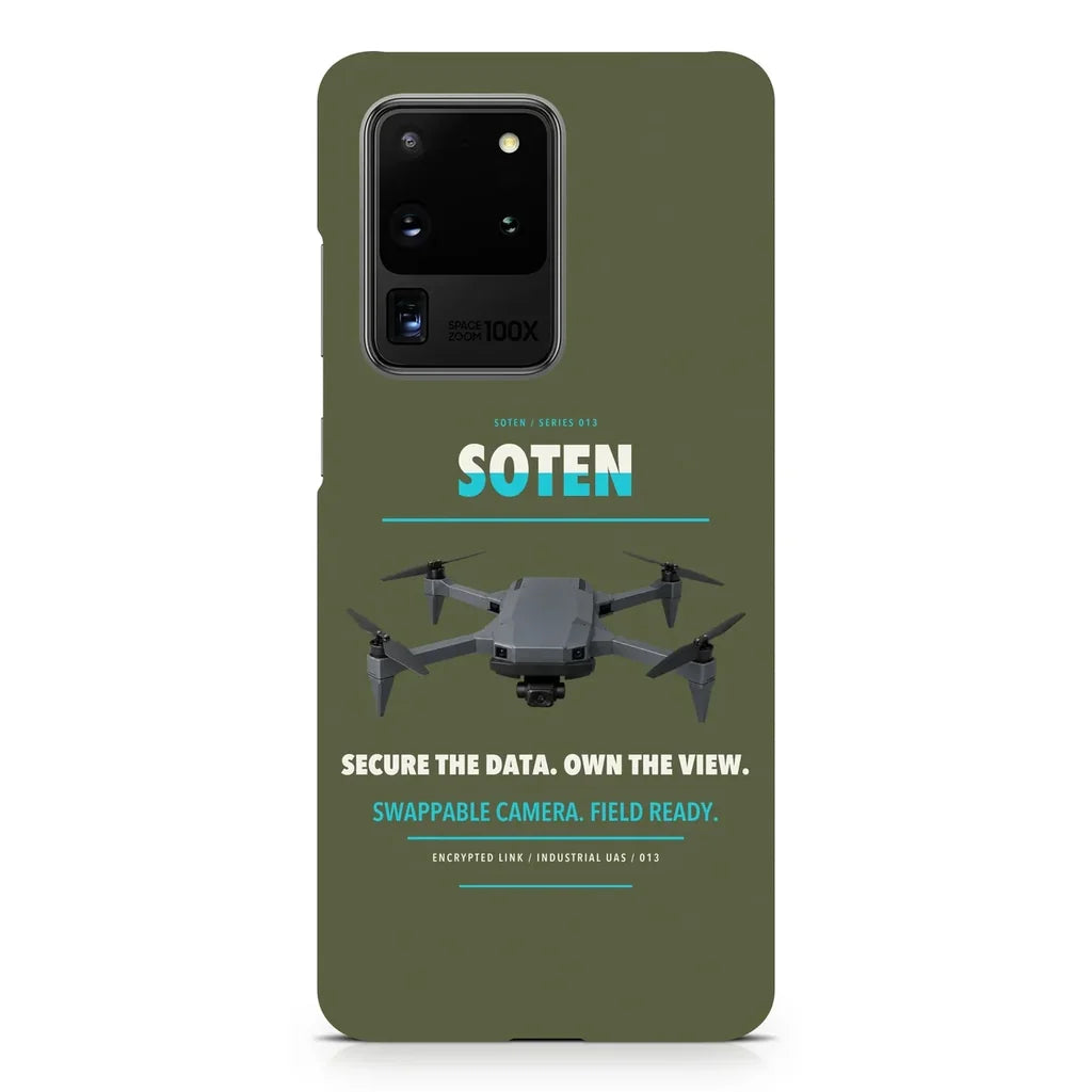 ACSL SOTEN design on samsung case - green army