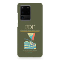 Thumbnail for Martinique Aimé Césaire International Airport FDF — Fort-de-France design on samsung case - green army