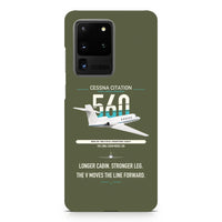 Thumbnail for Cessna Citation 560 - Citation V design on samsung case - green army