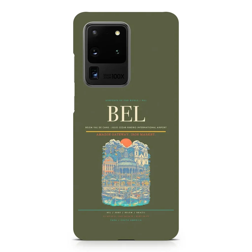 Belem Val de Cans - Julio Cezar Ribeiro International Airport BEL design on samsung case - green army