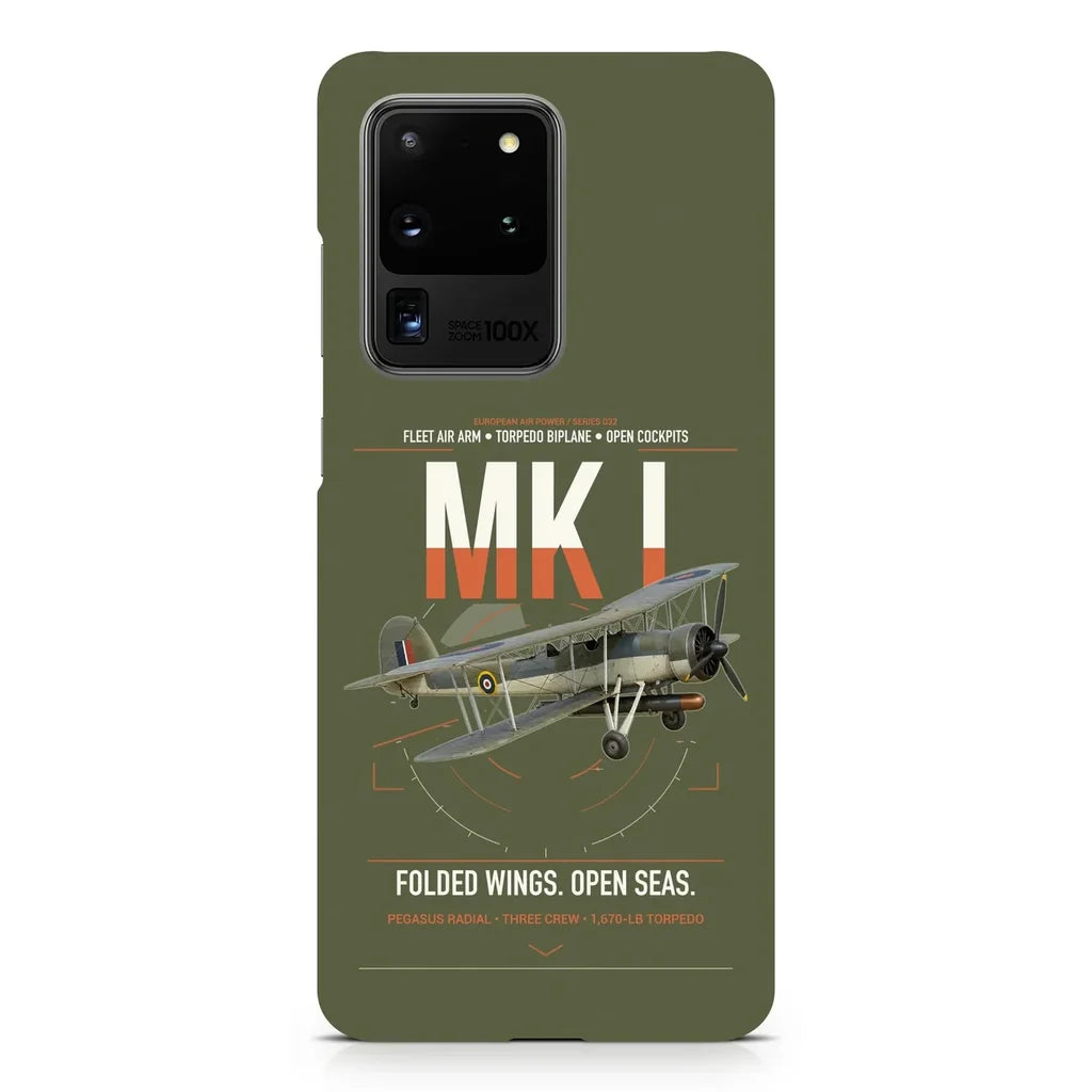 Fairey Swordfish Mk I design on samsung case - green army