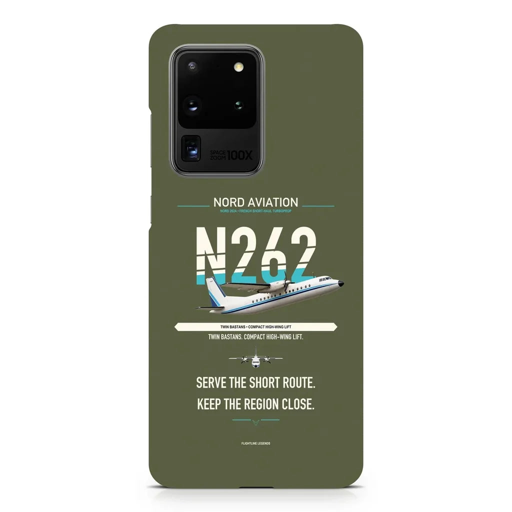 Nord 262A design on samsung case - green army