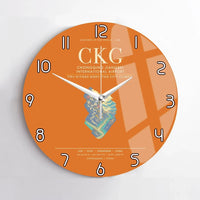 Thumbnail for Chongqing Jiangbei International Airport CKG Wall-Clock No-Frame - Orange