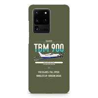 Thumbnail for Daher TBM 900 design on samsung case - green army