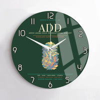 Thumbnail for Addis Ababa Bole International Airport ADD Wall-Clock No-Frame - Dark Green