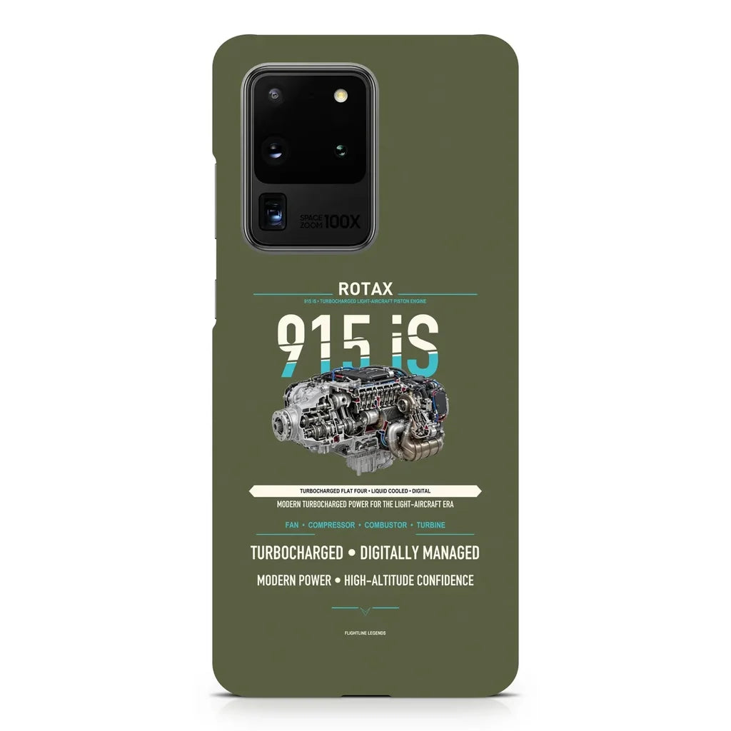 915 iS design on samsung case - green army