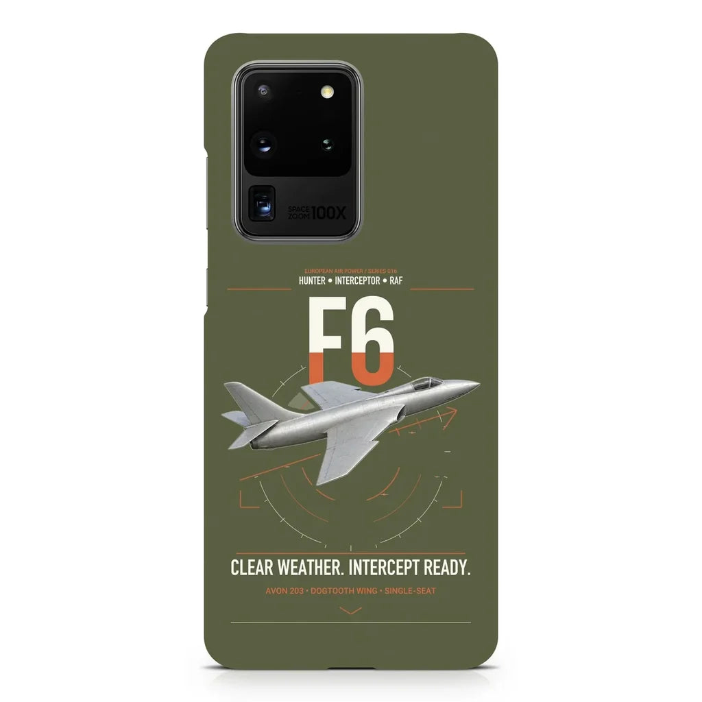 Hawker Hunter F6 design on samsung case - green army