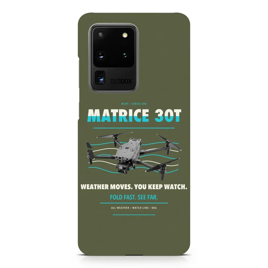 DJI Matrice 30T design on samsung case - green army