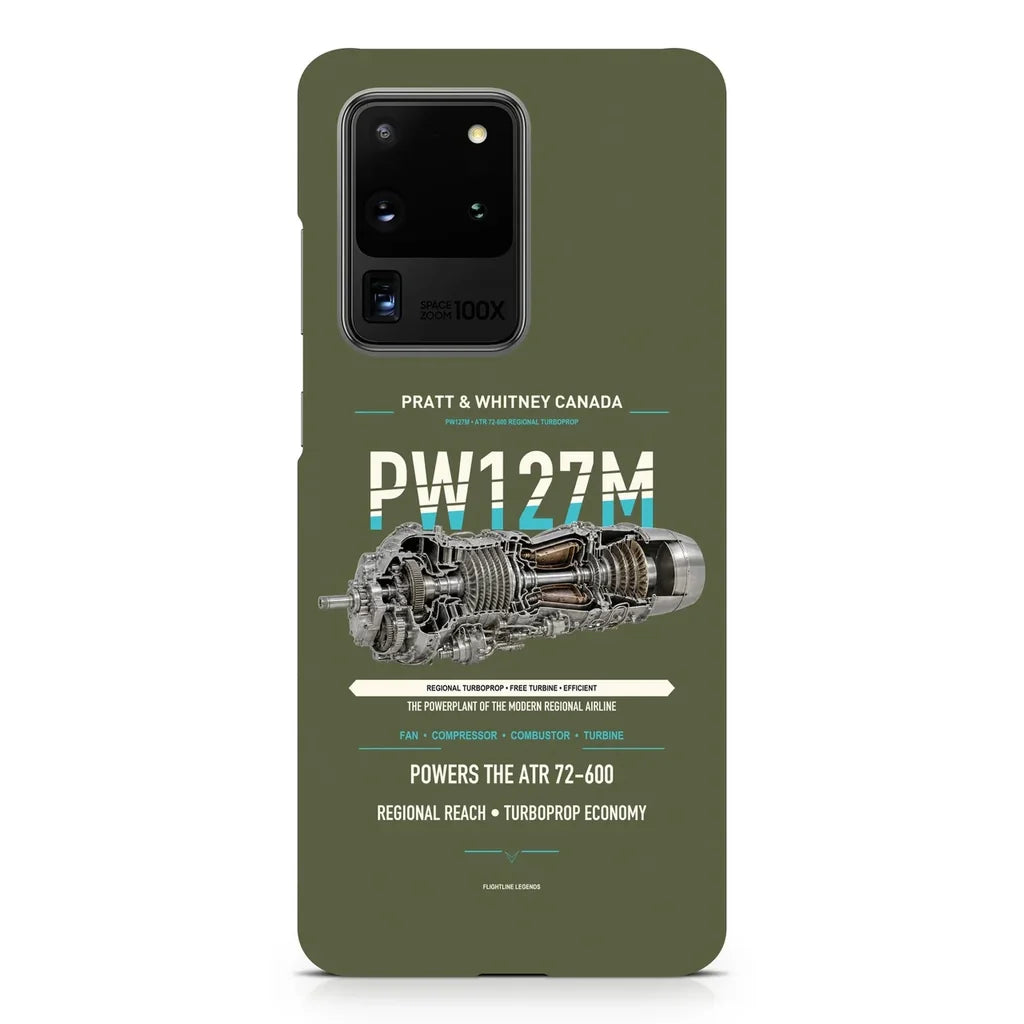 PW127M design on samsung case - green army
