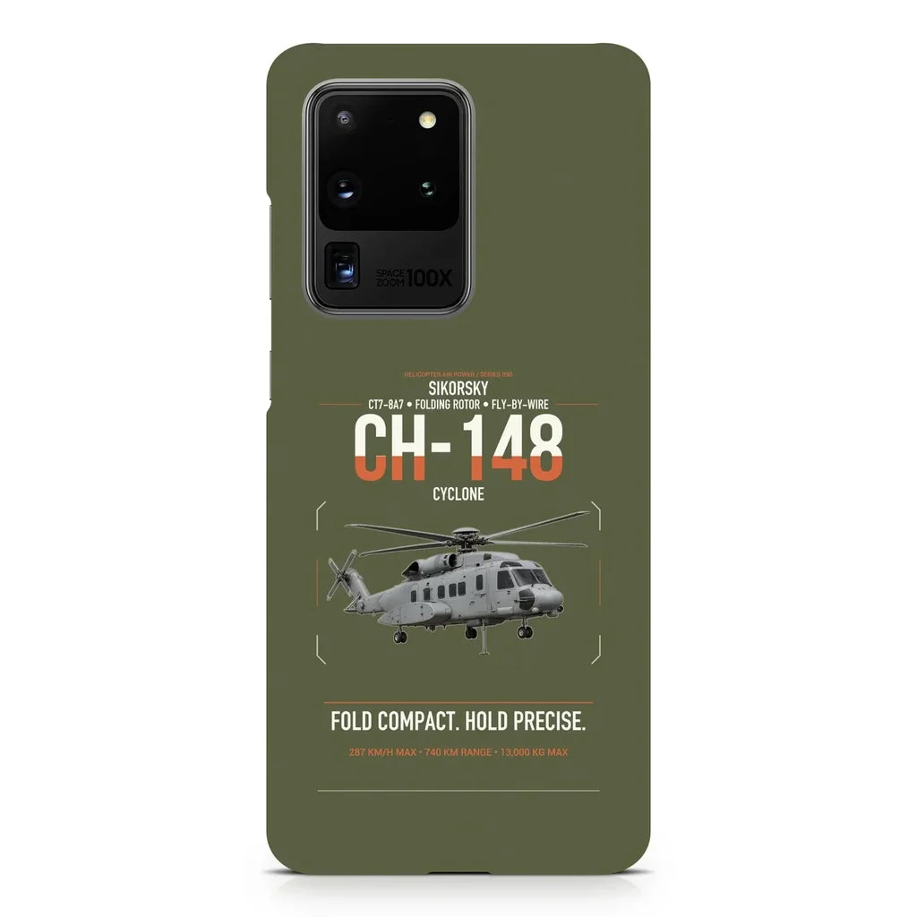 Sikorsky CH-148 Cyclone design on samsung case - green army