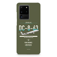 Thumbnail for Douglas DC-8-63 design on samsung case - green army