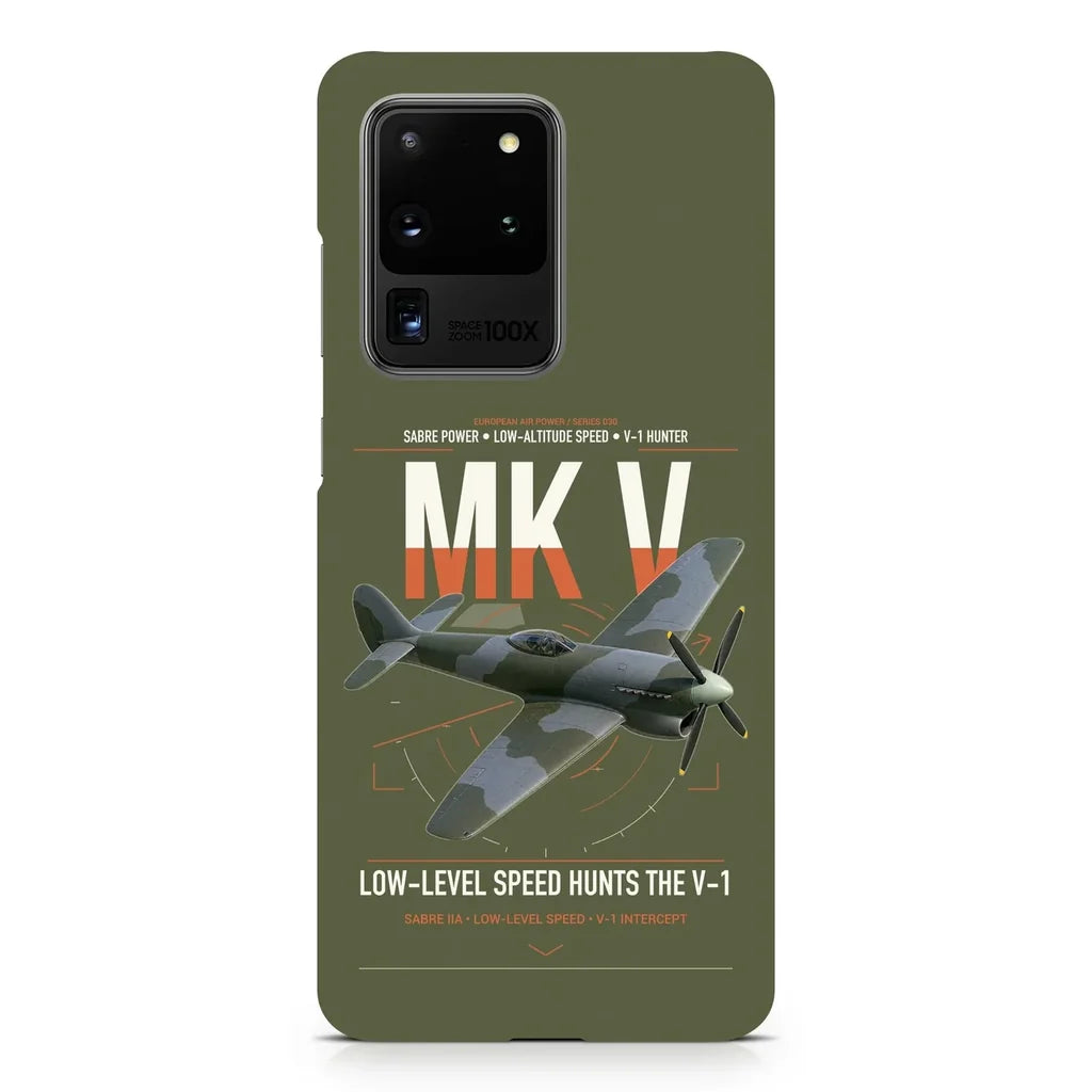 Hawker Tempest Mk V design on samsung case - green army