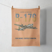 Thumbnail for B-17G Flying Fortress design on orange towel