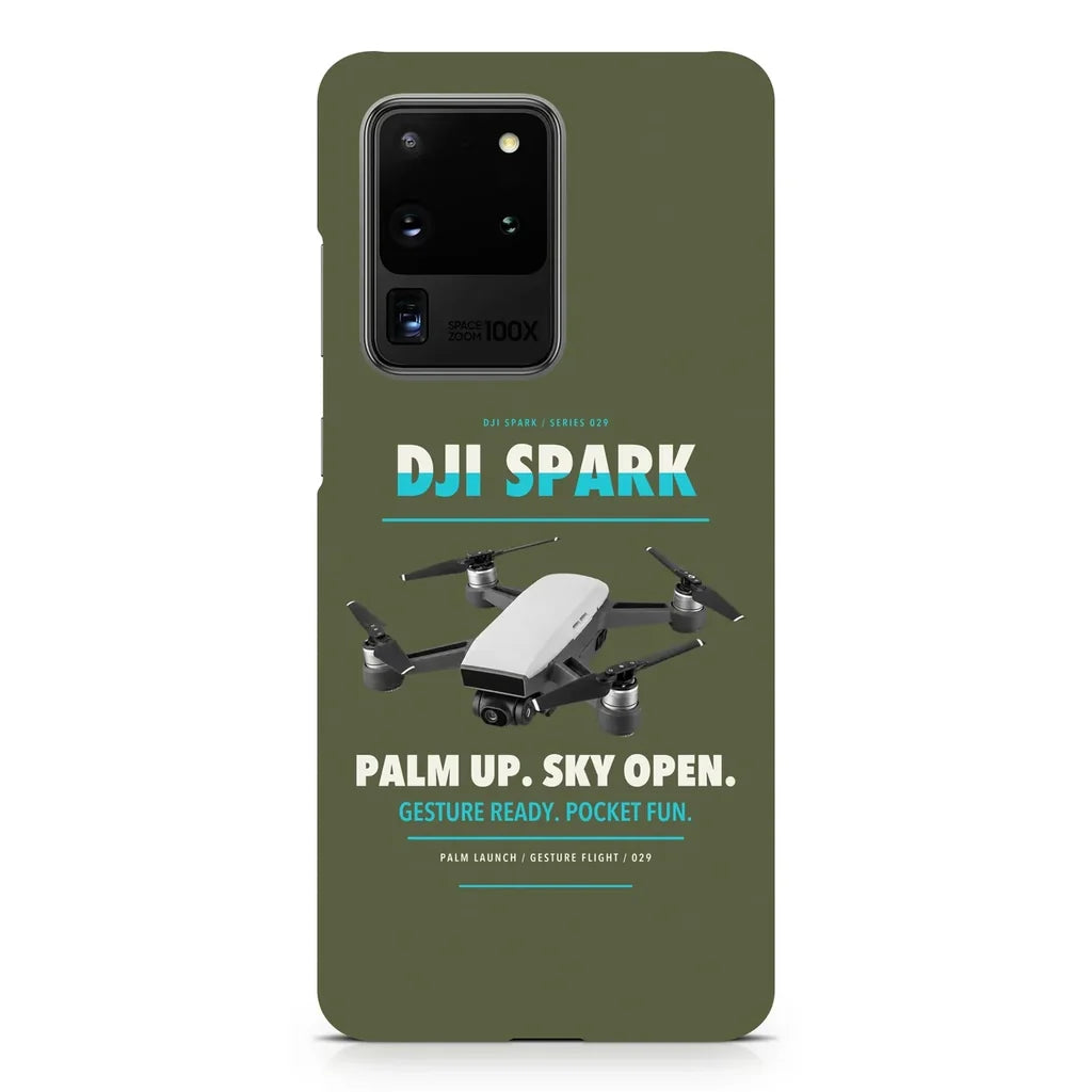 DJI Spark design on samsung case - green army