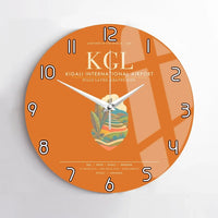 Thumbnail for Kigali International Airport KGL Wall-Clock No-Frame - Orange