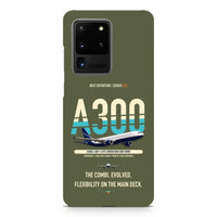 Thumbnail for Airbus A300C4-600 design on samsung case - green army