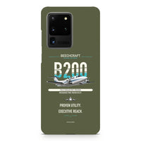 Thumbnail for King Air B200 design on samsung case - green army