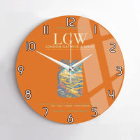 Thumbnail for London Gatwick Airport LGW Wall-Clock No-Frame - Orange