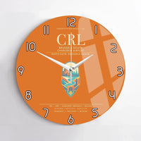 Thumbnail for Brussels South Charleroi Airport CRL Wall-Clock No-Frame - Orange