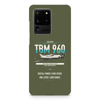 Thumbnail for Daher TBM 960 design on samsung case - green army