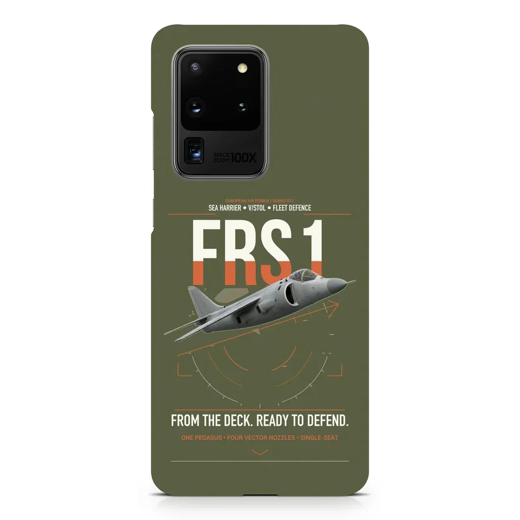 British Aerospace Sea Harrier FRS.1 design on samsung case - green army