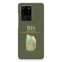 Thumbnail for Rishiri Airport RIS design on samsung case - green army