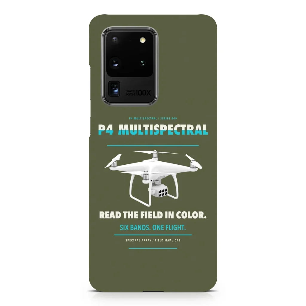 DJI P4 Multispectral design on samsung case - green army