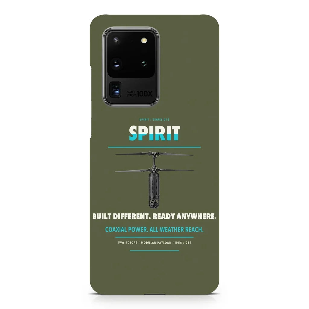 Ascent AeroSystems Spirit design on samsung case - green army