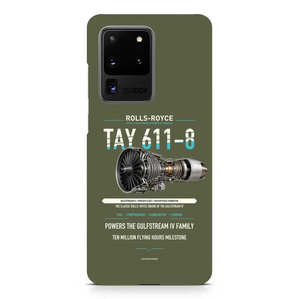 TAY 611-8 design on samsung case - green army