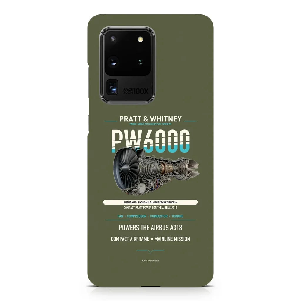 PW6000 design on samsung case - green army