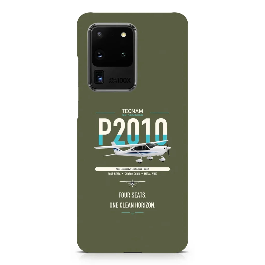Tecnam P2010 design on samsung case - green army