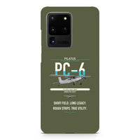Thumbnail for Pilatus PC-6 Porter design on samsung case - green army