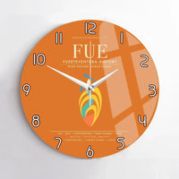 Thumbnail for Fuerteventura Airport FUE Wall-Clock No-Frame - Orange
