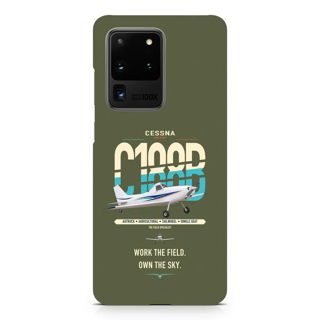 Cessna A188B AgTruck design on samsung case - green army